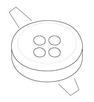 Brown Horn Buttons Diagram