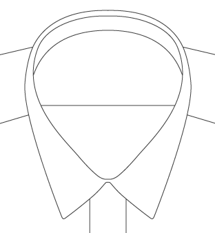 Straight Point Collar Diagram