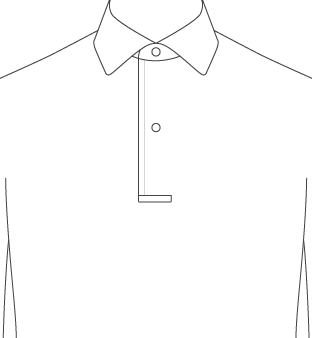 One Button Polo Diagram