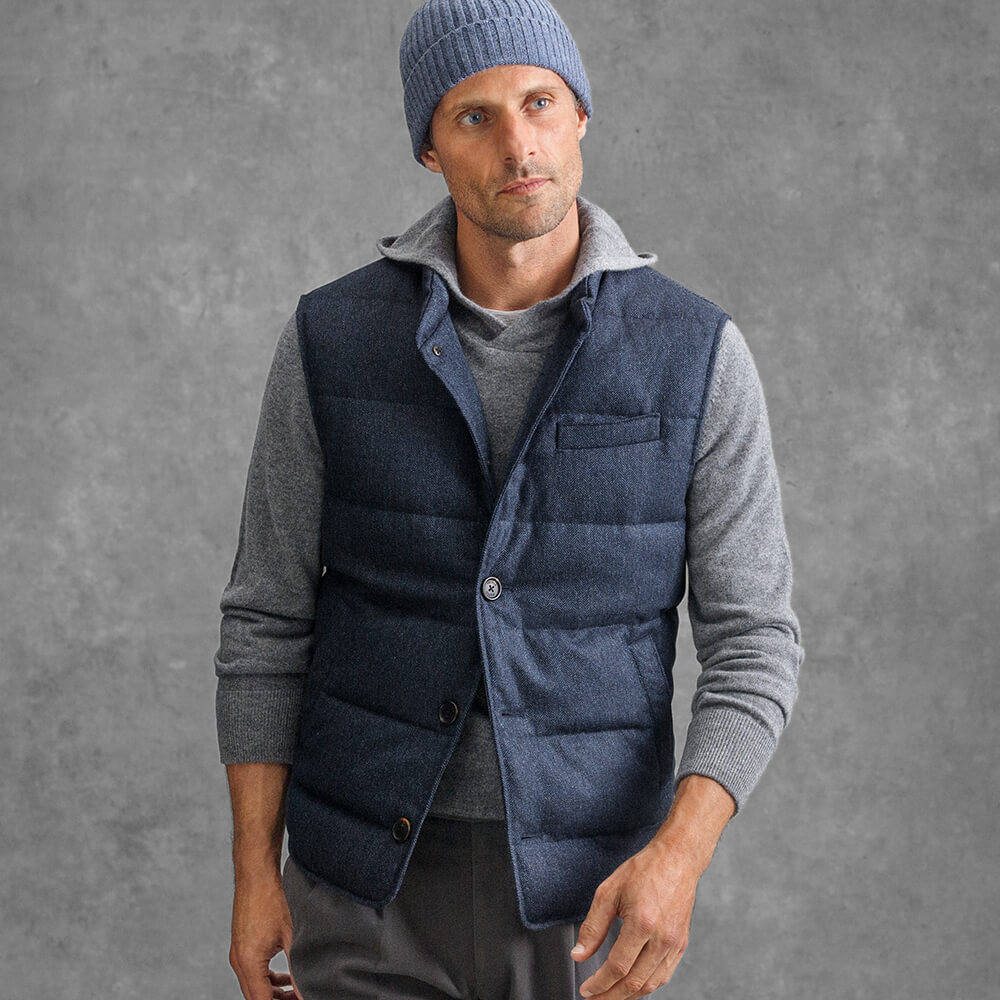 The Cortina Vest | Premium Italian Layering - Proper Cloth