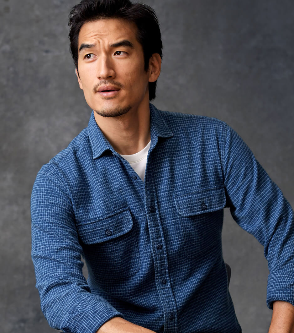 Custom Indigo Shirts