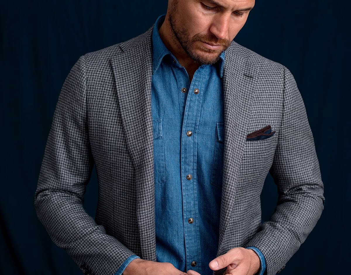 Washed Indigo & Denim Shirts | Custom Fit, Garment Washed - Proper Cloth