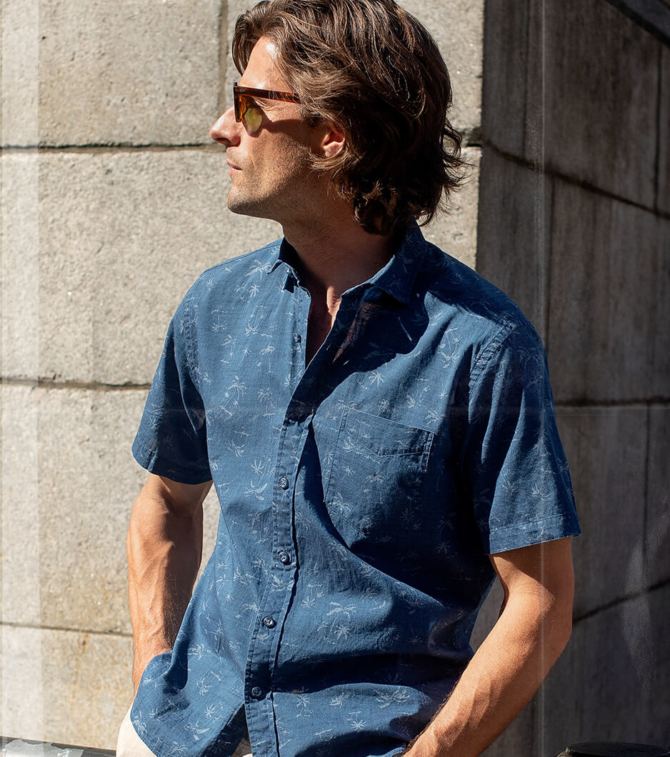 Custom Indigo Shirts