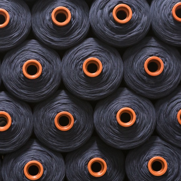 Dyed Wool on Spools at Reda Mill