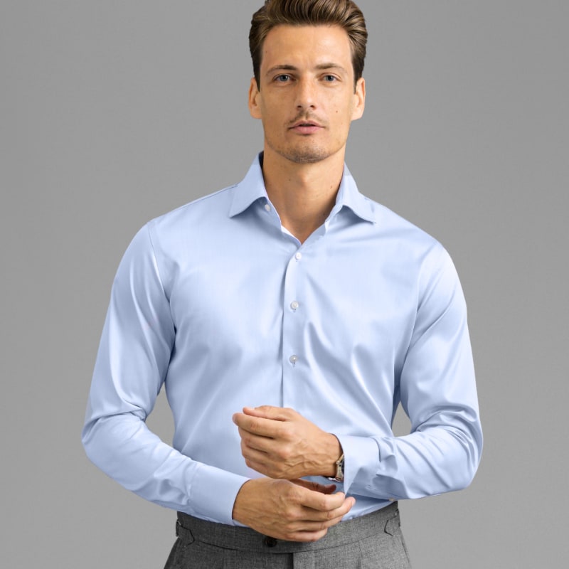 The Custom Non-Iron Shirt  Wrinkle-Free Performance - Proper Cloth