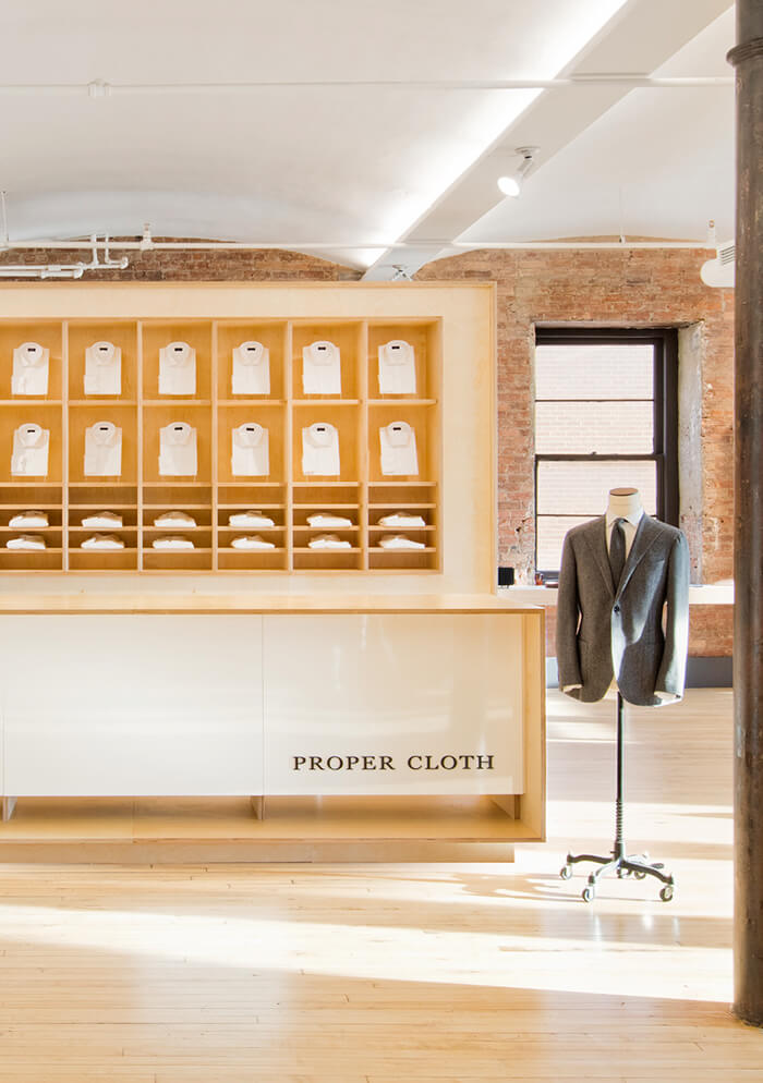 Proper Cloth Soho New York Showroom 1