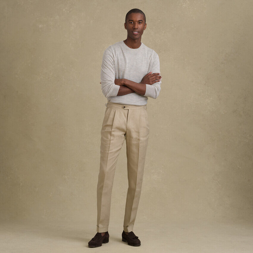 Look: The Pleated Trouser