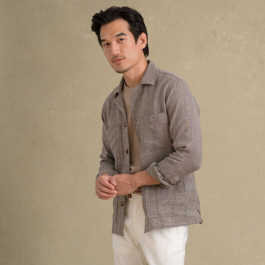 Look: The Shirt Jacket Zoomed