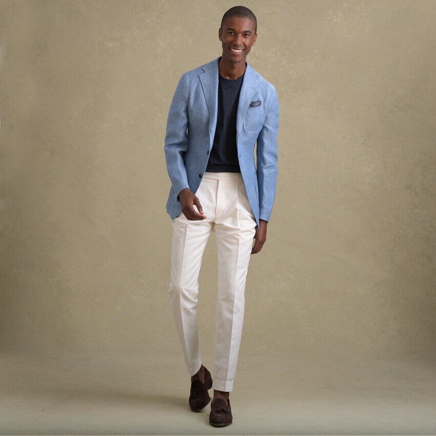 Look: The White Trouser