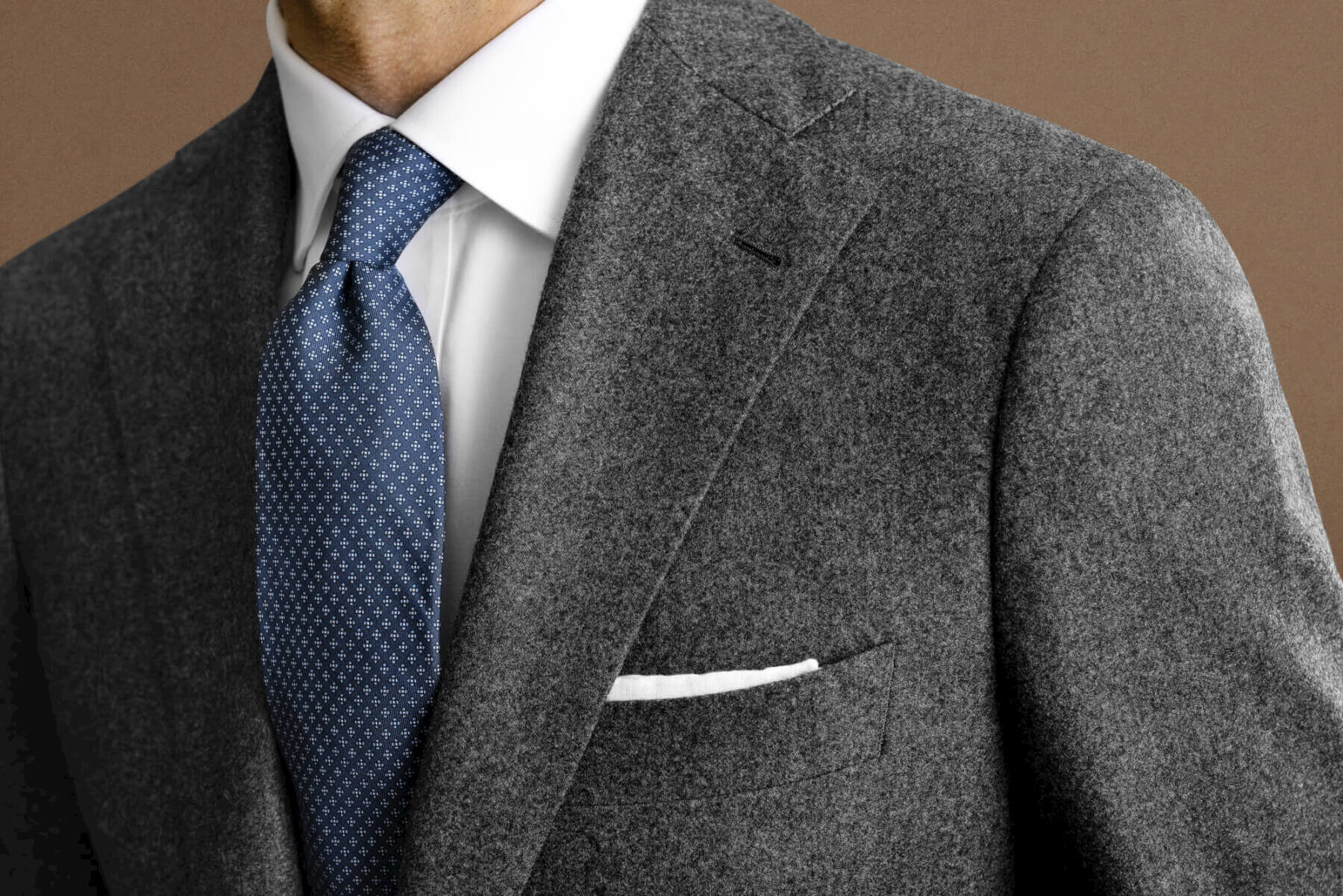 Look: The Wool Flannel Suit Zoomed Large