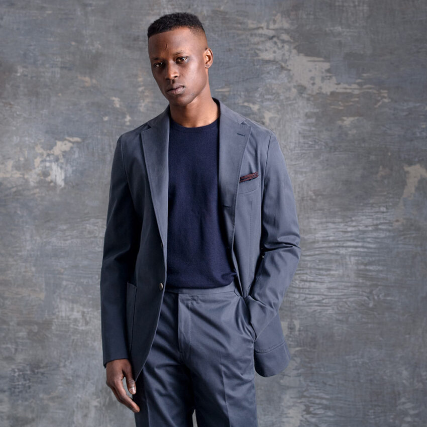 Look: The Casual Suit Zoomed