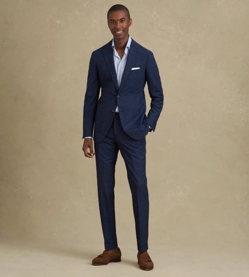 The dark blue suit - Why you should not wear a black suit - Hockerty