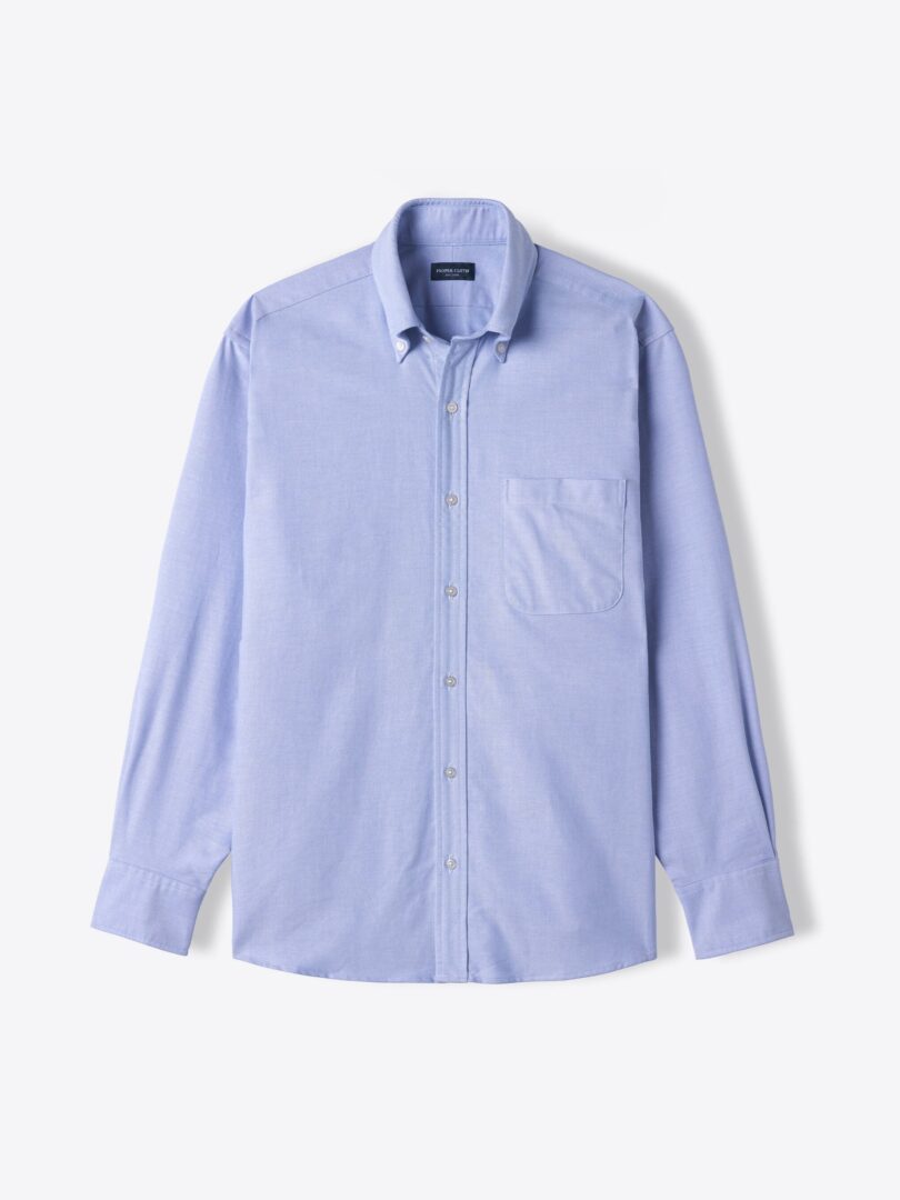 Thomas Mason Light Blue Premium Oxford Product Image