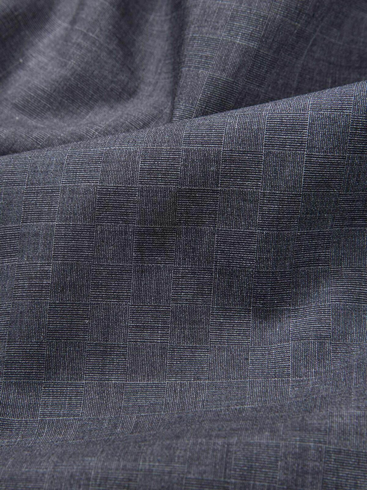 Bleecker Grey Crosshatch Melange Shirts by Proper Cloth