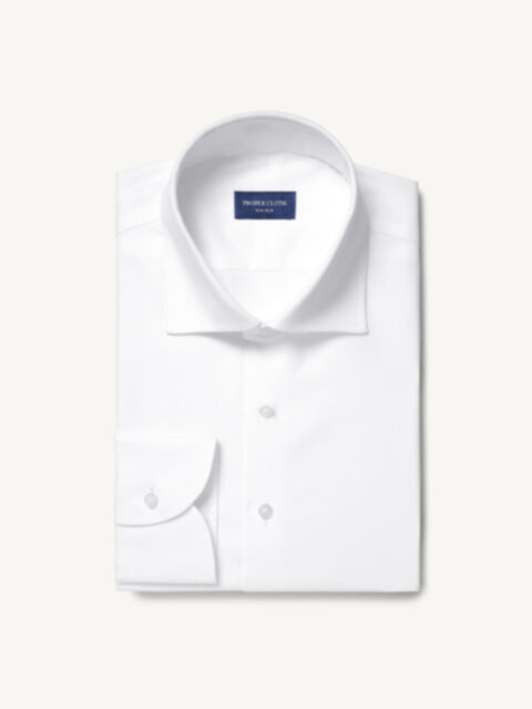 The Thomas Mason Superfine Twill Dress Shirt in Pink
