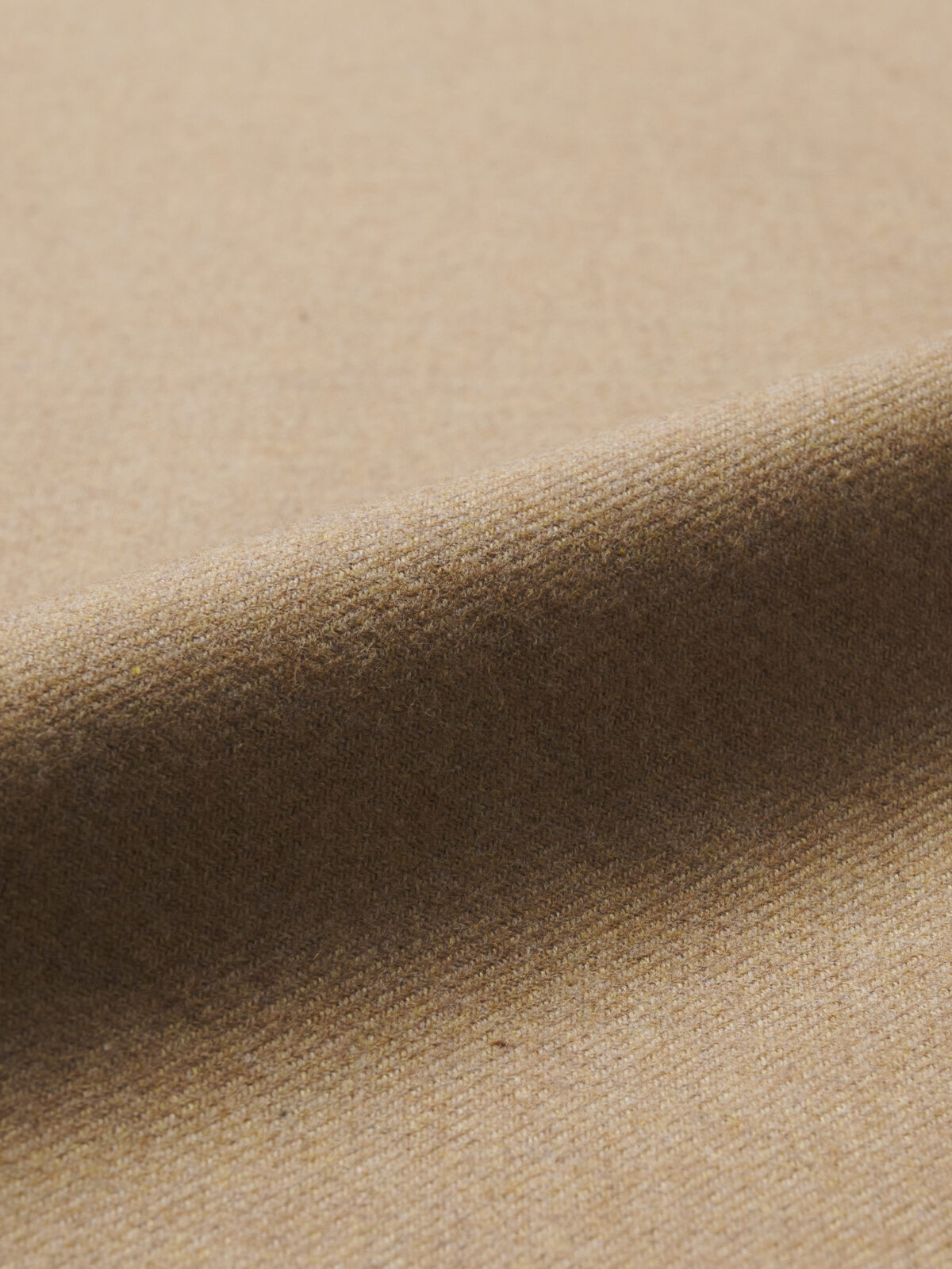 The Cotton and Cashmere Flannel Workshirt in Camel Melange