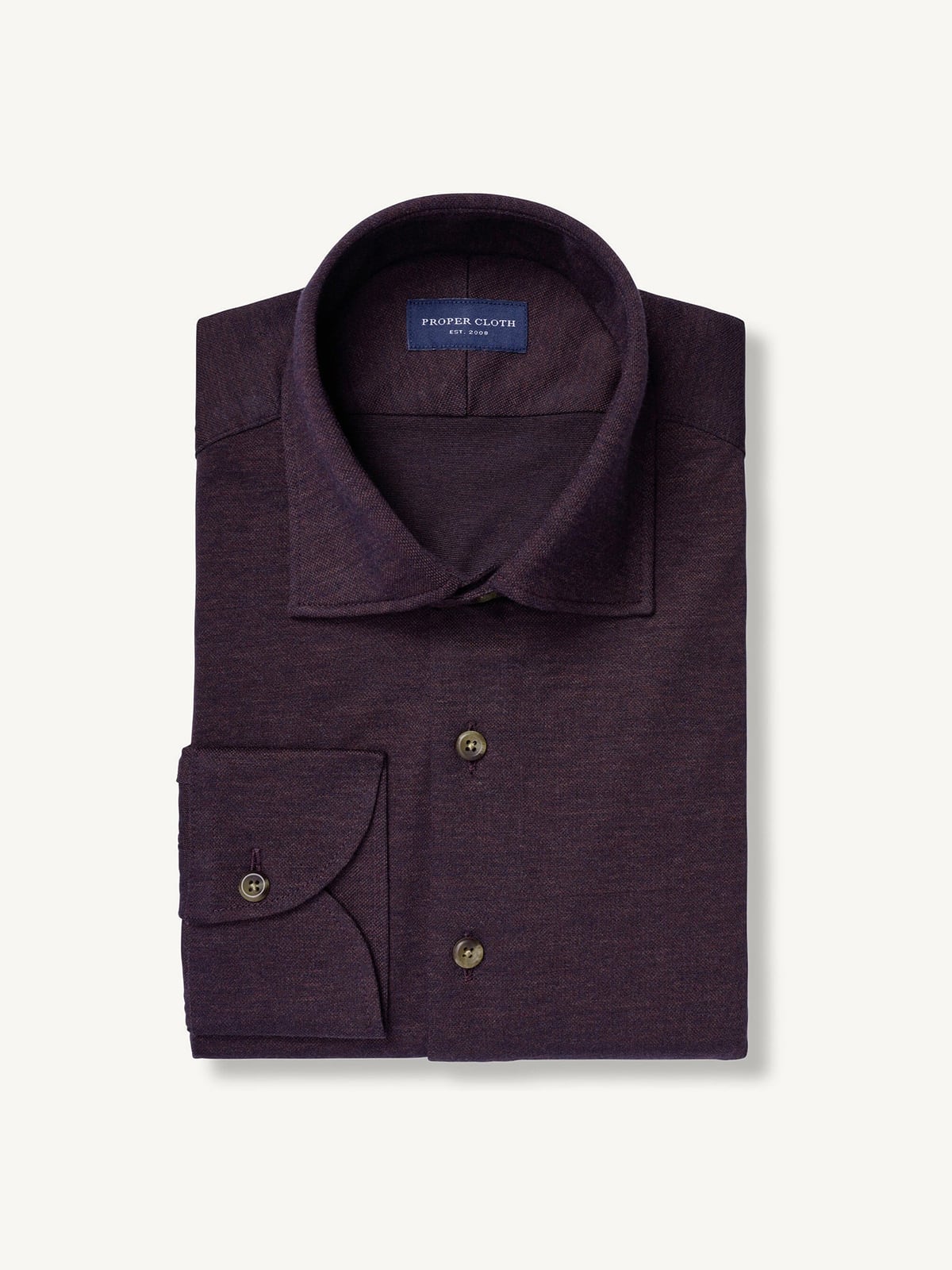 dark burgundy dress shirt Men's Utility Shirt - Short Sleeve Editor in Dark Burgundy Medium