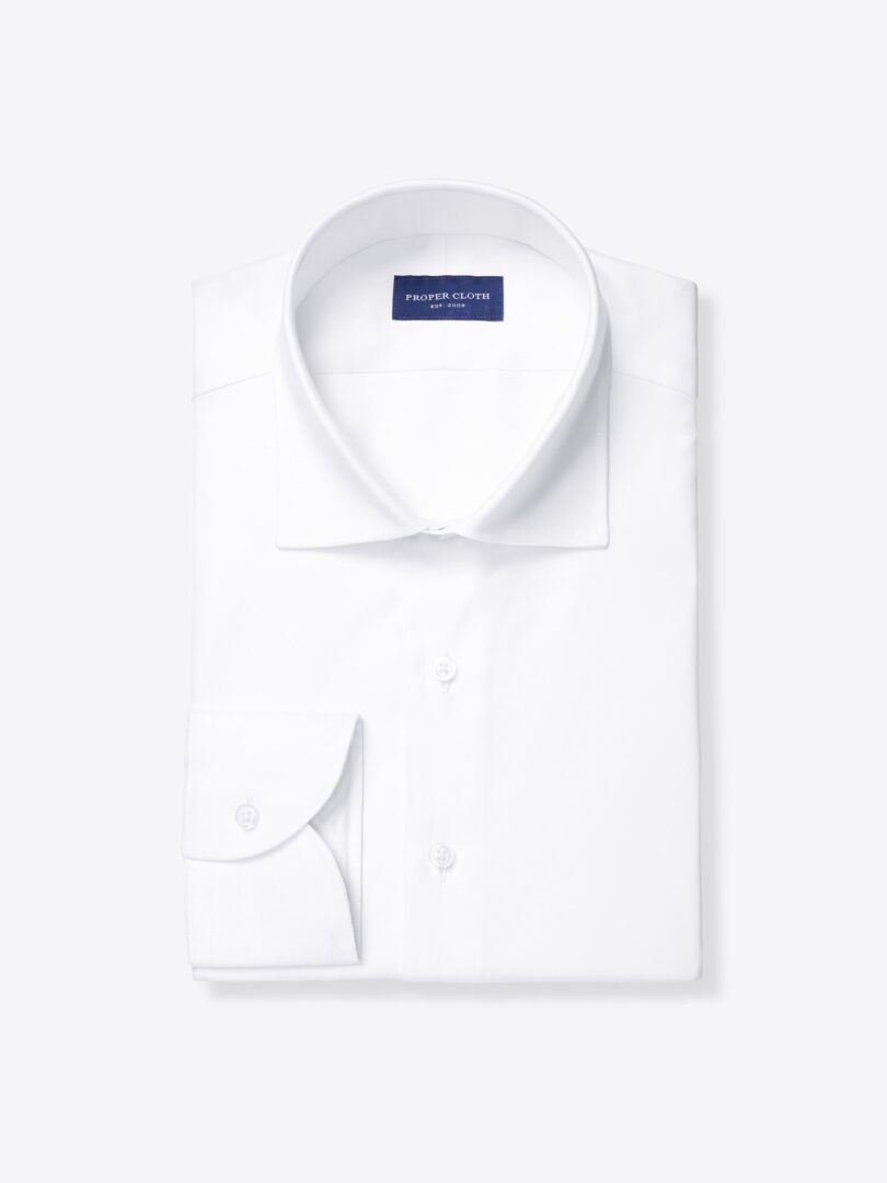 White 100s Imperial Twill 