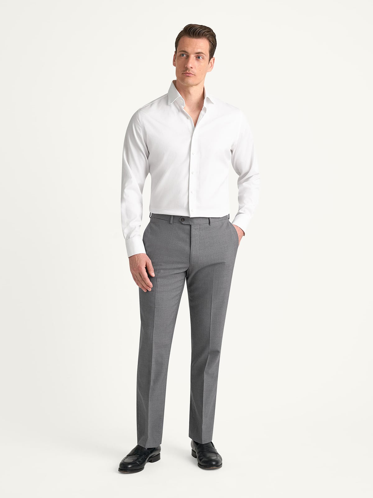 big and tall white dress shirt Men's Big & Tall Peter Millar Seaward Short Sleeve Sport Shirt White / 2XB