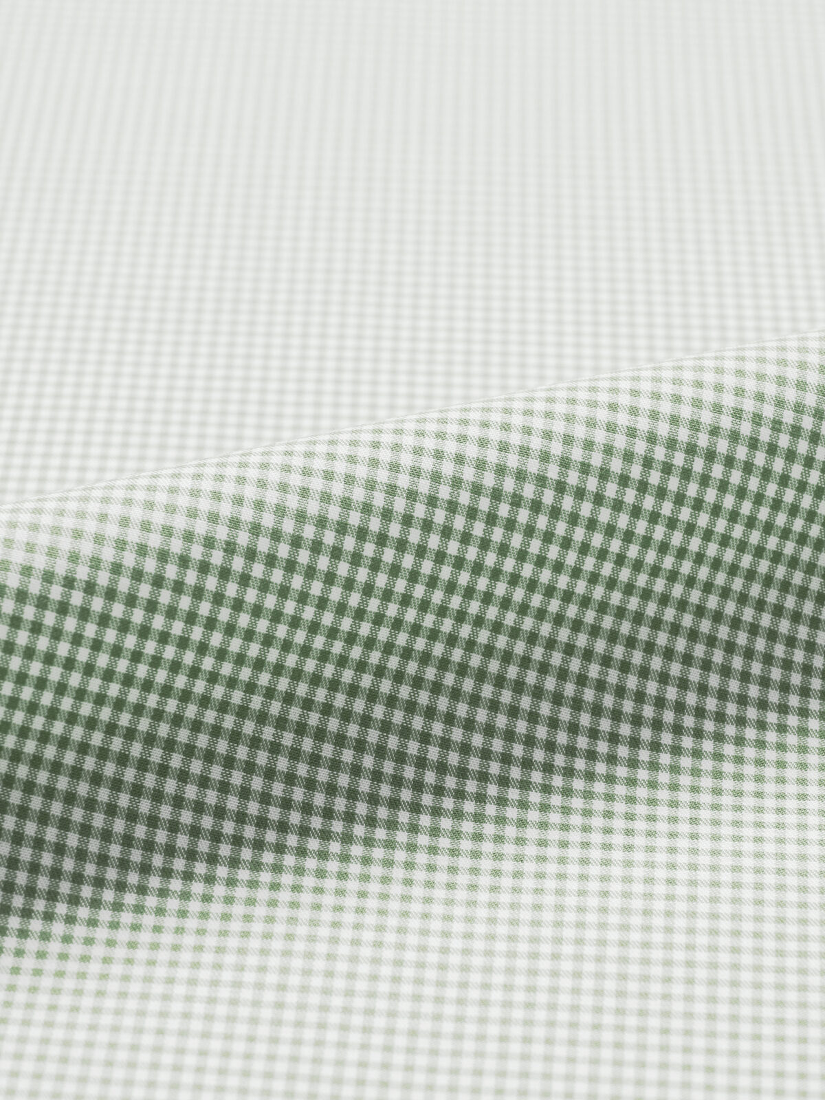 The Thomas Mason Wrinkle-Resistant Shirt in Green Mini Gingham