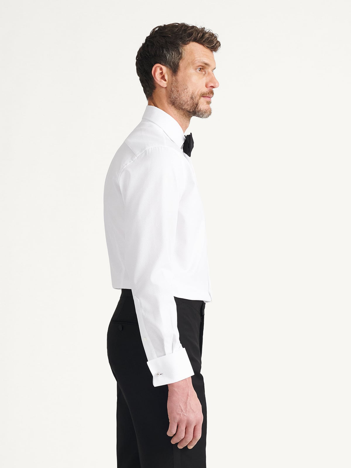 The Thomas Mason White Heavy Pique Tuxedo Shirt Shirt The Thomas Mason White Heavy Pique Tuxedo Shirt Shirt