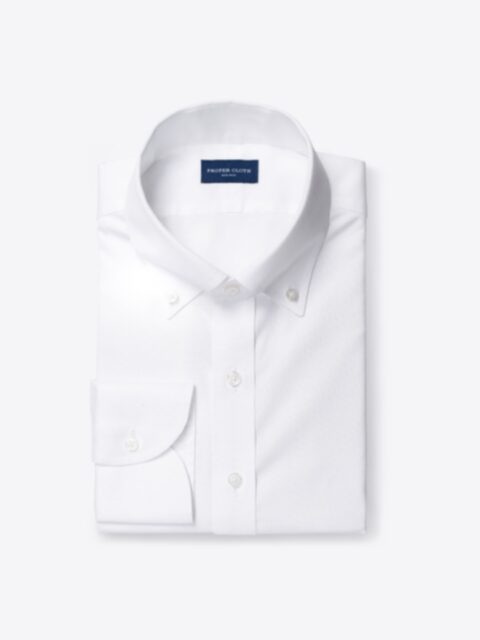 Shop Thomas Mason Non-Iron White Pinpoint