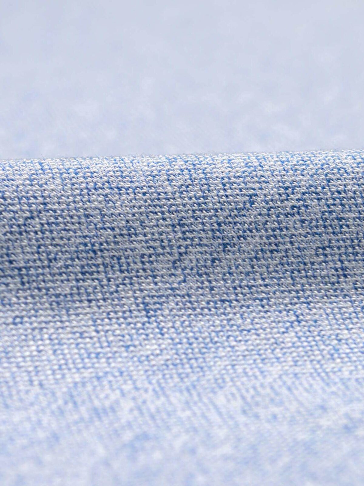 by Pique Carmel Shirts Tencel and Cotton Cloth Proper Melange Knit Blue
