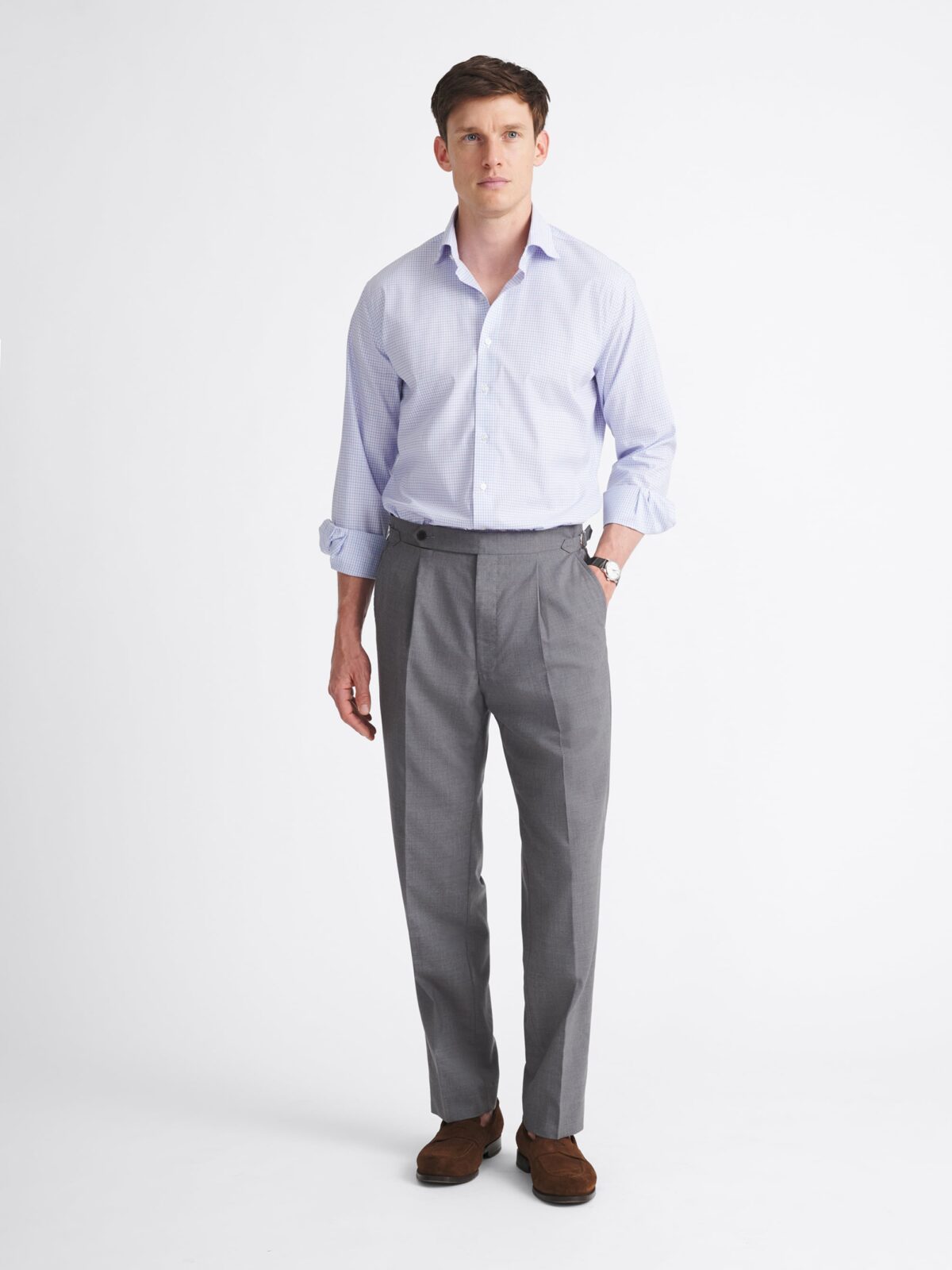 deres デレス thomas mason 6way shirt シャツ Mia / deres thomas mason 6way sleeve shirt (STRIPE/ INDIGO / CLEAR