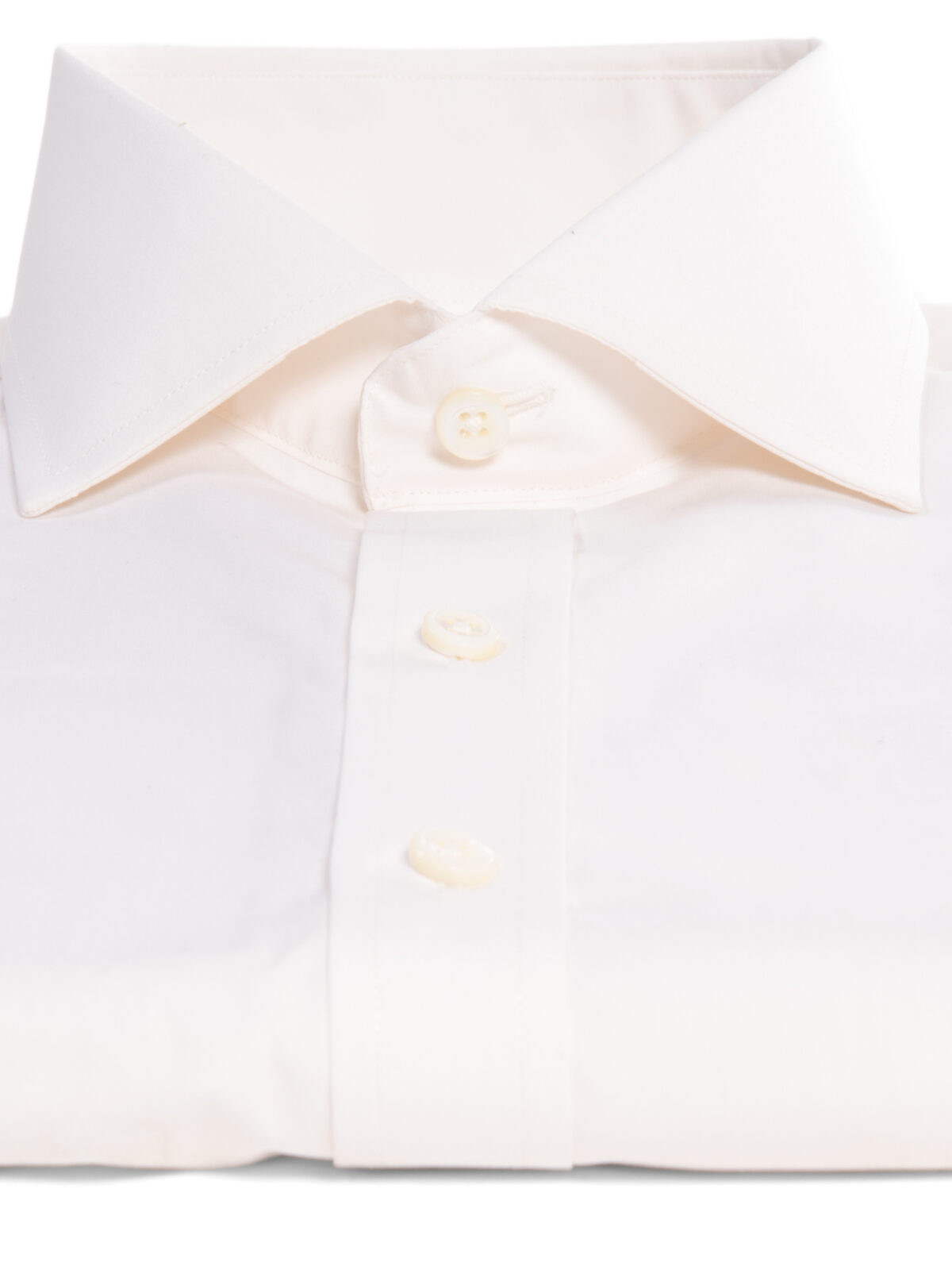 slim fit dress slacks The Essential Solid Ivory Men's Dress Shirt 18 34/35 / Classic Cuffs / Ivory main image 0