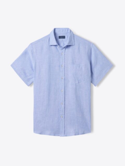 Shop Baird McNutt Light Blue Irish Linen