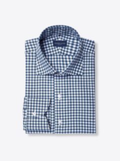 Light blue gingham sales shirt