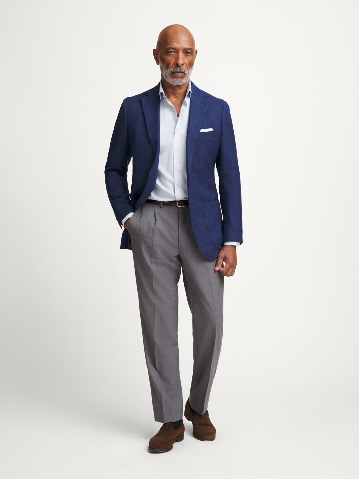 The Stretch Non-Iron Shirt in Light Blue The Stretch Non-Iron Shirt in Light Blue