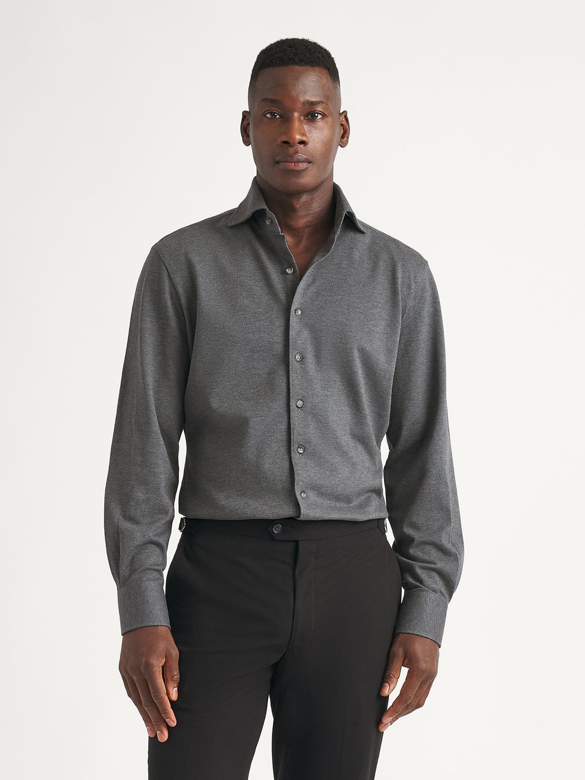 neck chafing dress shirt Stacy Adams Micro Weave Dress Shirt
