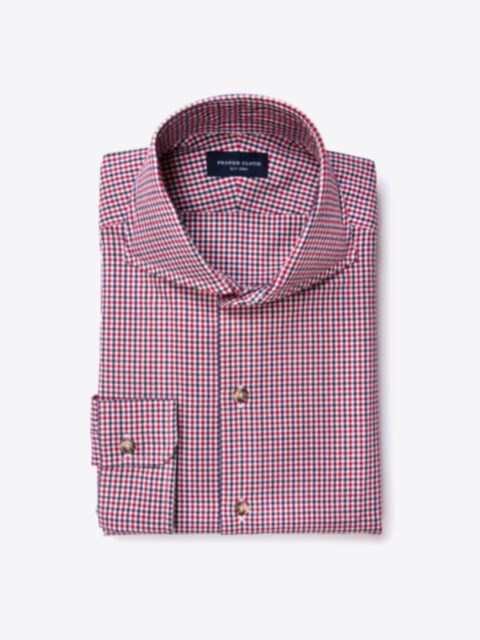 Shop Red Navy Mitchell Check Flannel