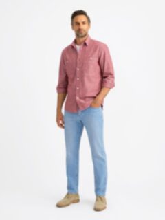 JOURNAL STANDARD - luxe チマラUS NAVY DENIM WORK PULL SHIRT