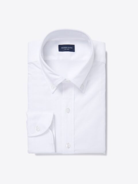 Shop Portuguese White Slub Oxford
