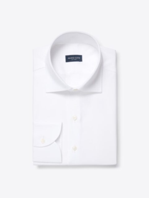 Shop Thomas Mason White 100s Fine Twill