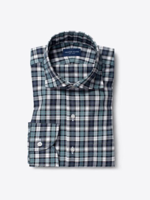 Shop Vincent Sage and Indigo Plaid