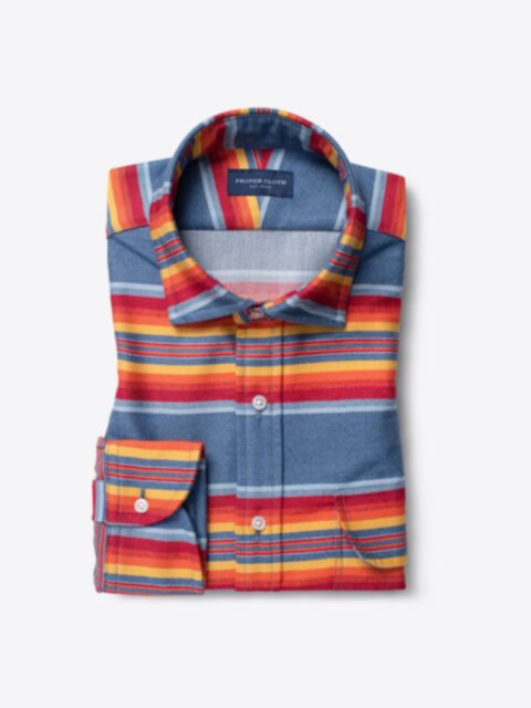 Shop Ocean Red and Orange Southwest Stripe