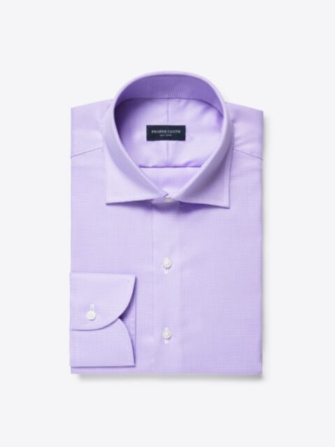 Shop Mayfair Wrinkle-Resistant Lavender Houndstooth