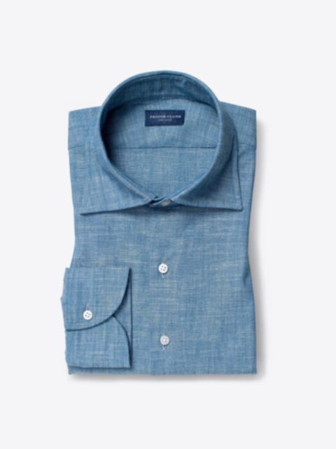 Shop Japanese Light Indigo Slub Chambray