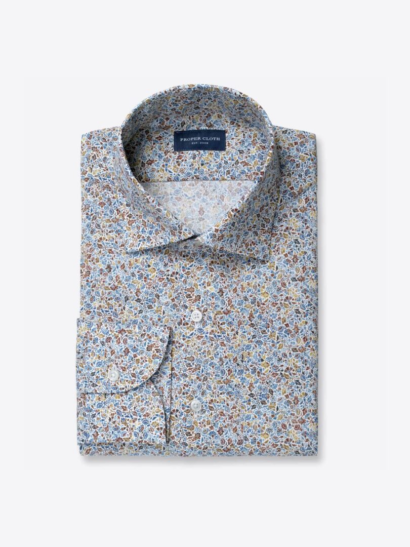 Organic Multi Color Wildflower Print 
