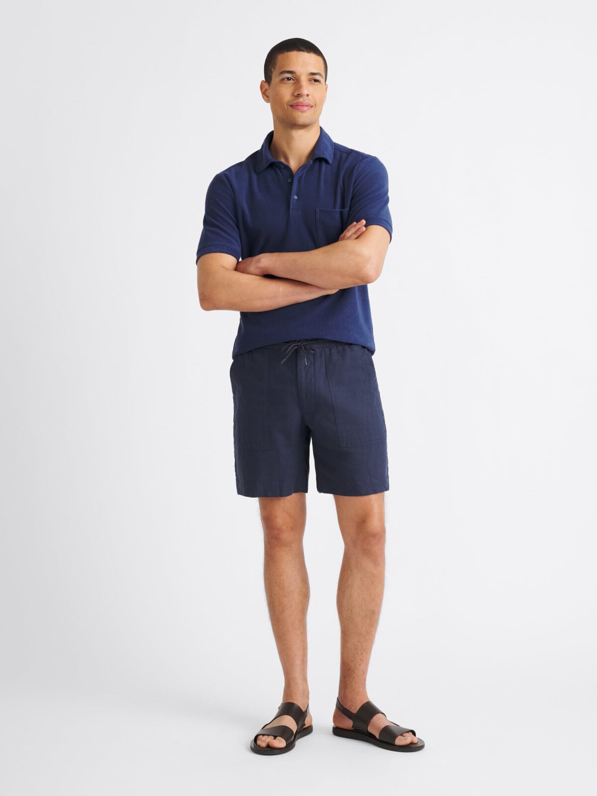 The Poolside Polo in Navy