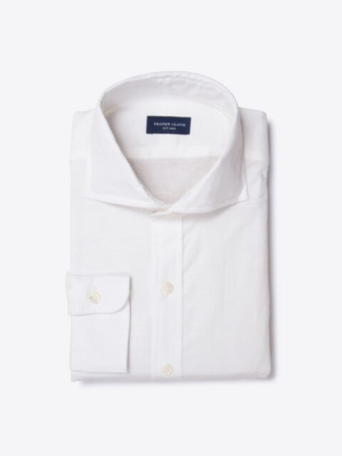 Shop Natural White Cotton Linen