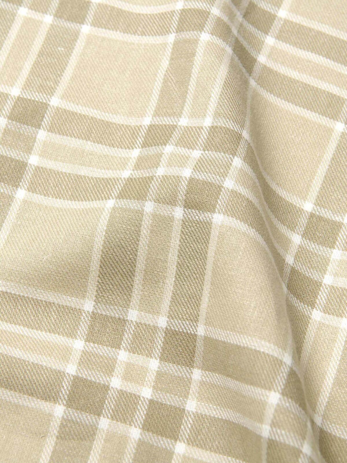 145cm Wide Flannel Two-sided Sanded Yarn-dyed Plaid Pure Cotton Fabric  Autumn Winter Shirt Skirt