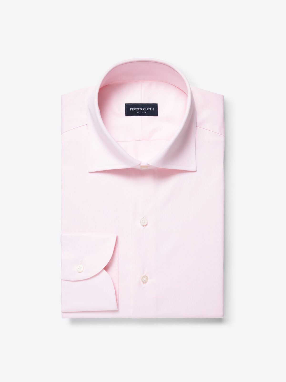 Greenwich Light Pink Twill Shirt