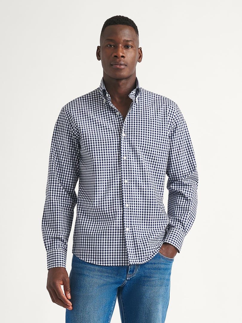 The Seabrook Gingham Button Down Detail