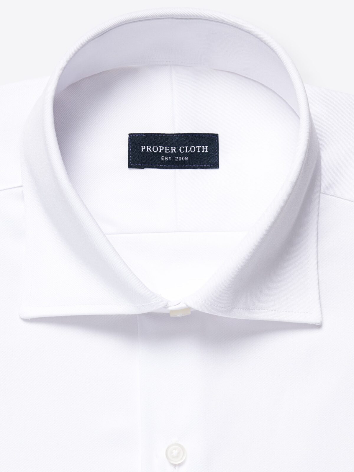 The Lafayette Twill Shirt in White The Lafayette Twill Shirt in White