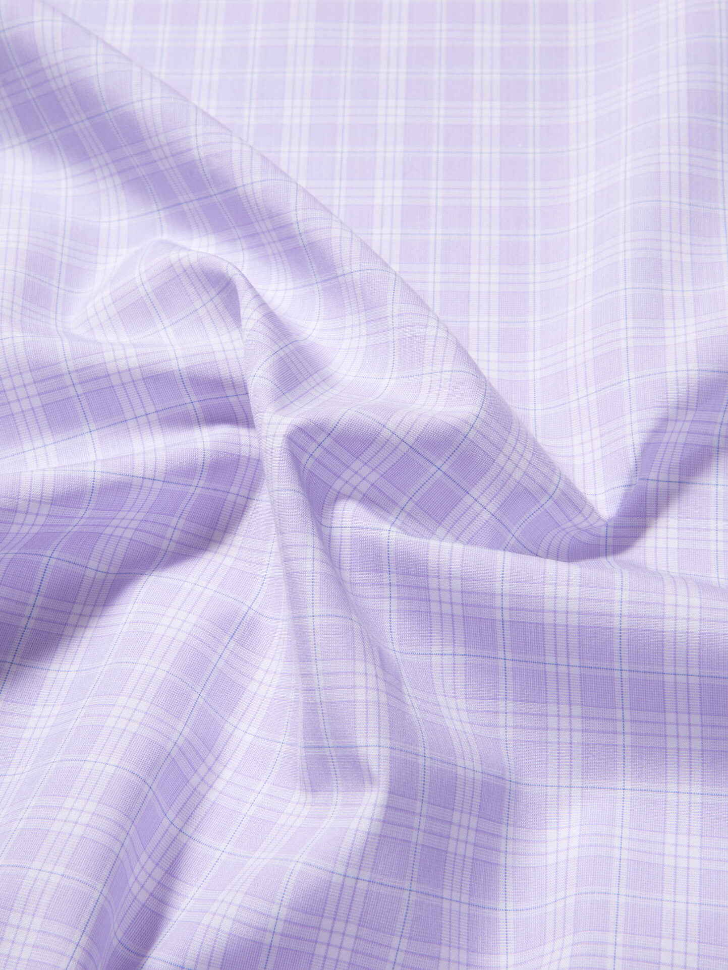 Thomas Mason Goldline Lavender Prince of Wales Shirts by Proper Cloth