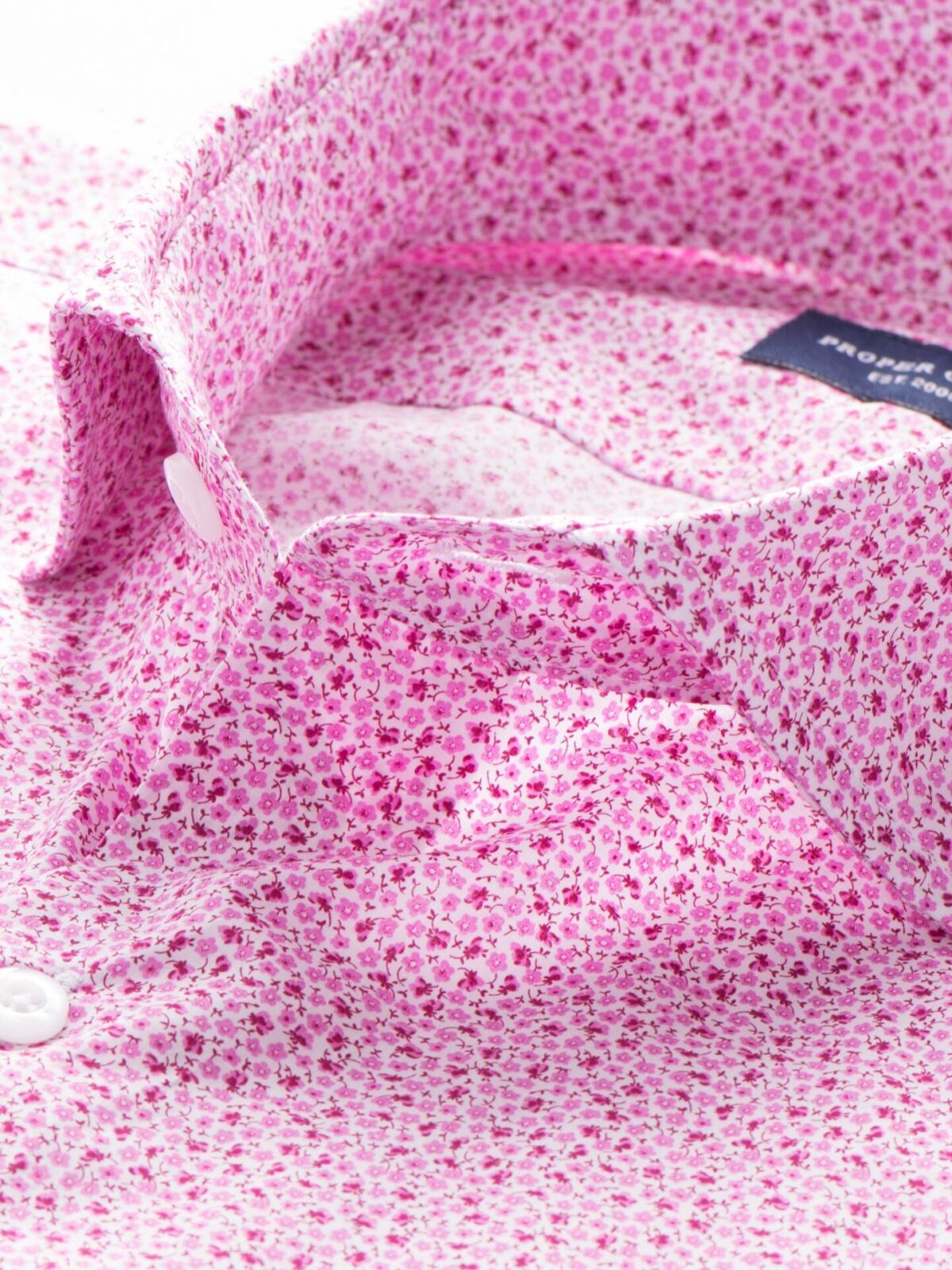 pink floral mens dress shirt Canclini Pink Floral Print Shirt